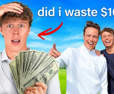 I Spent $10,000 on Golf Lesson to FINALLY Beat My Brothers