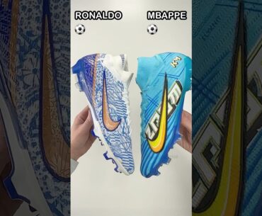 Ronaldo or Mbappe? 🇵🇹🇫🇷 #footballboots #soccercleats #cleats #ronaldo #cr7 #mbappe