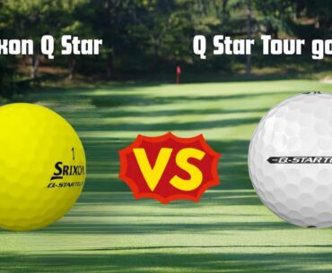 Srixon Q Star vs Q Star Tour golf ball  Head to Head Golf Ball Comparison