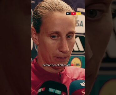 Die deutsche Torhüterin nach dem Spiel 🥺 #WEURO2025 #deutschland #spanien #berger #fussball