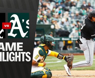 White Sox vs. A's Game Highlights (4/26/25) | MLB Highlights