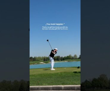 Broke up… but more golf 24/7. Worth it? 💔⛳