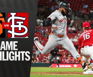 Giants vs. Cardinals Game Highlights (9/5/25) | MLB Highlights