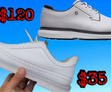 Footjoy Traditions vs  Temu