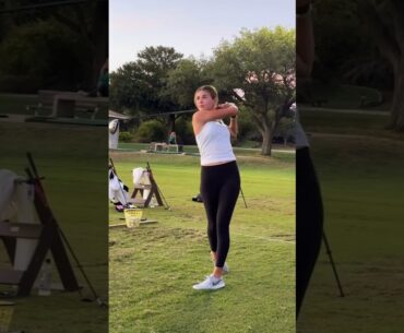 KAI TRUMP'S PERFECT GOLF SWING TAKES BREATH AWAY!
