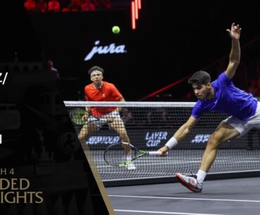 Alcaraz/Zverev v Fritz/Shelton Extended Highlights | Laver Cup 2024 Match 4