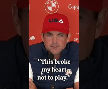 Keegan Bradley made a tough choice to not play in the Ryder Cup