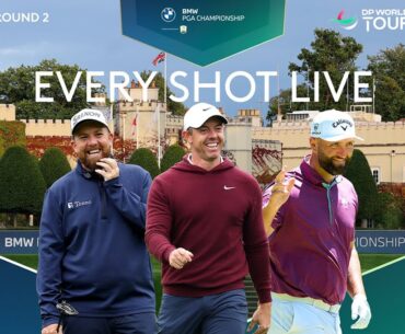 LIVE | Rory McIlroy, Jon Rahm, Shane Lowry | 2025 BMW PGA Championship Day 2