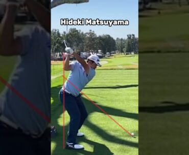 Hideki Matsuyama Driver Swing | Slow Motion Golf Short  #golf #golfswing #slowmotion