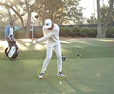 Tony Finau Driver Swing in Super Slow-Mo and Slow-Mo with Play in Loop