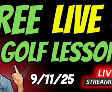 Free Live Golf Swing Analysis | PGA Master Pro Fixes Your Swing