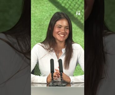 Emma Raducanu on her friendship with Carlos Alcaraz #tennis #wimbledon