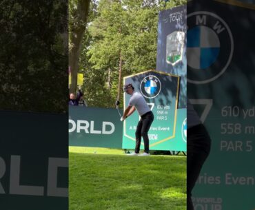 Min Woo Lee driver swing from the BMW PGA Championships at Wentworth #bmwpgachampionship #golf