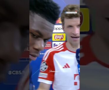 Aurélien Tchouaméni crashes Thomas Muller's interview! 👀😂