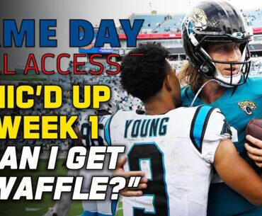 NFL Week 1 Mic'd Up! "Can I get a waffle?" | Game Day All Access