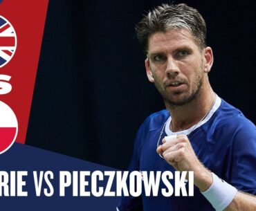 Highlights -  Cam Norrie vs Olaf Pieczkowski | Great Britain v Poland - Davis Cup World Group I 2025