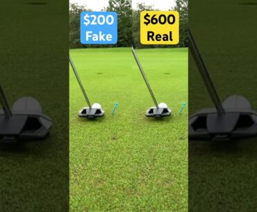 Fake Spider ZT vs Real Taylormade Spider ZT Putters #golf #golfer #golfshorts