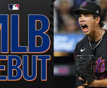 Jonah Tong picks up the win in his MLB debut! ⚡️ (6 strikeouts in 5 innings!)