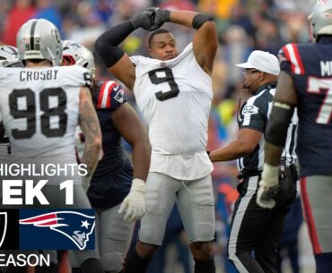 Las Vegas Raiders vs. New England Patriots Game Highlights | NFL 2025 Season Week 1