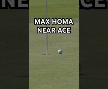𝙏𝙝𝙞𝙨 close to an ace for Max Homa 😳
