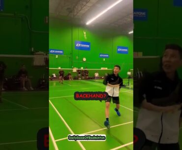 🥵LEE CHONG WEI just ends this kid's whole career with his signature trick shot and this racket