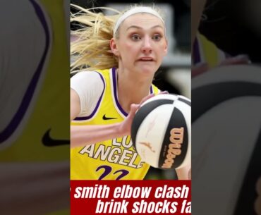 nalysa smith elbow clash with cameron brink shocks fans