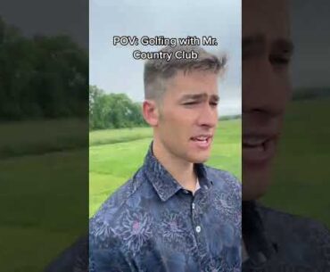 Golfing with "Mr. Country Club" 🤣🤣