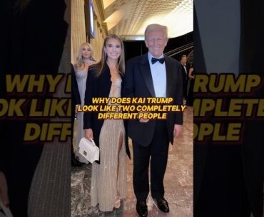 why does Kai Trump look like two completely different people？#shorts #usa #celebrity #trump #kai
