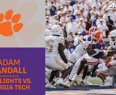Clemson's Adam Randall Highlights vs. Georgia Tech
