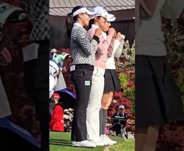 미녀골퍼 성유진 이세희 강채연의 티샷후 즐거운 단체사진 포토타입 찰칵 #KOREA#GOLF#KLPGA#미녀#Beauty#골퍼#golfshorts#골프쇼츠#골프#swing#스윙_여행