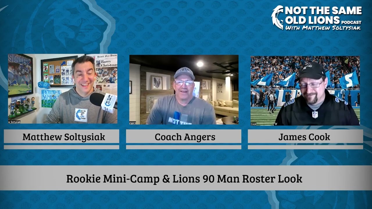 Detroit Lions Rookie Mini Camp & 90 Man Roster Detroit Lions Rookie Mini Camp & 90 Man Roster