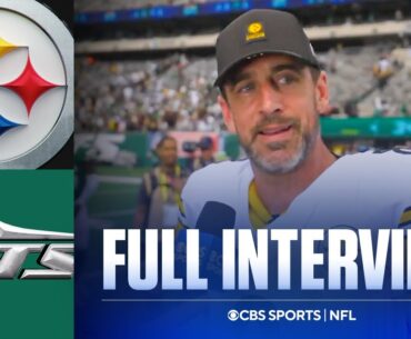 Aaron Rodgers is proud of the Steelers impressive comeback against his former team