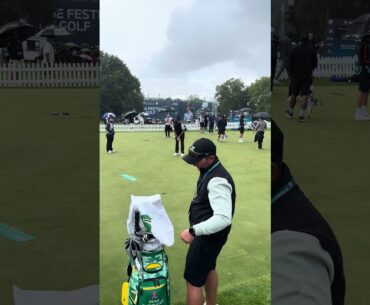 LIV’s Dean Burmester of the Smashers! Preparing for round 1 of the BMW PGA Champs! #golf