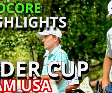 USA RYDER 🏆 CUP TEAM IN NAPA GOLF SWINGS at PROCORE