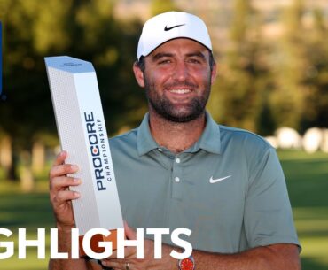 Scottie Scheffler’s winning highlights from Procore Championship | 2025