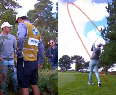 Rory McIlroy Attempts Tiger Woods Style Impossible Golf Shot