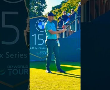 Justin Rose - Ludvig Aberg - Hideki Matsuyama On The 15th At Wentworth