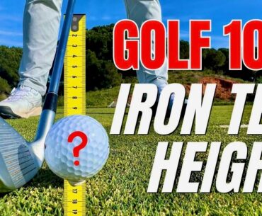 How High Should You Tee Up Your Irons? - Golf Swing Basics