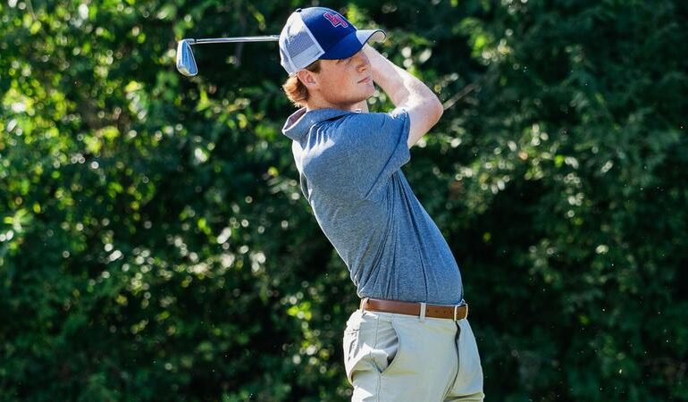 Men's Golf Stands 10th after 36 Holes of the Grover Page Classic