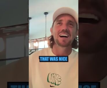 Fans kept shouting “Trying me hardest” at Tommy Fleetwood during the Tour Championship@Rhoback