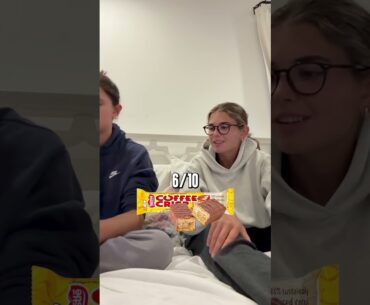 Trying new candy with Emma! #shorts #foodreview #candy