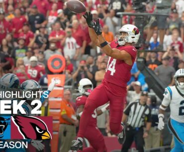 Carolina Panthers vs. Arizona Cardinals Game Highlights | NFL 2025 Season Week 2