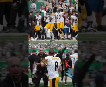 Aaron Rodgers was HYPED after Jalen Ramsey's big hit‼️