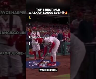TOP 5 BEST MLB WALK UP SONGS EVER