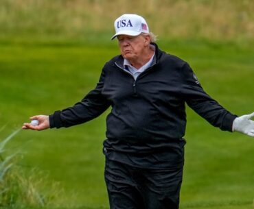 Donald Trump is not a fan of the golf ball rollback plans.