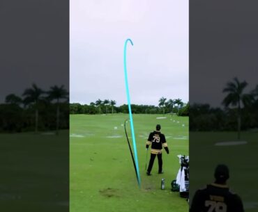 Tiger Woods tries the Happy Gilmore swing! #golfswing #golf