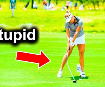 The DUMBEST Golf Shots Ever Recorded