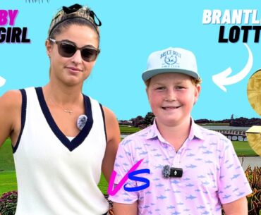 Brantley Lott vs Gabby Golf Girl 1V1 !