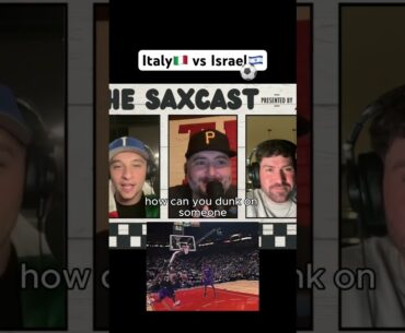 Scott tries to start a rivalry with Adam over the Italy Israel World Cup q #israel #italy #worldcup