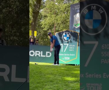 Matt Wallace driver swing at the BMW PGA Championships from Wentworth #golf #golfswing